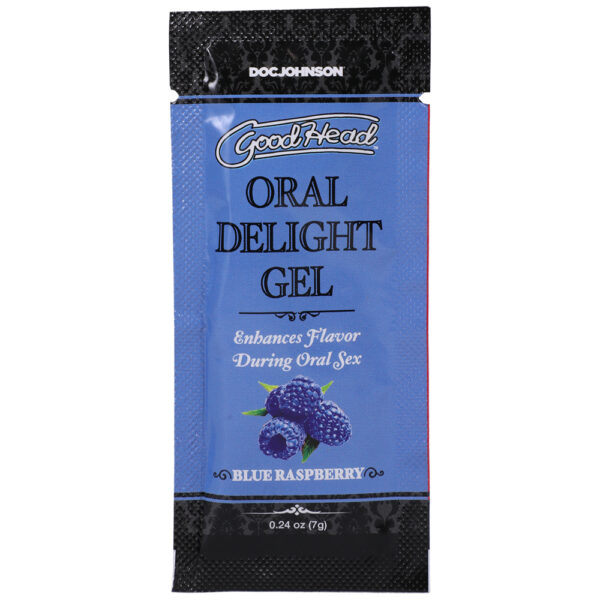 782421085766 Goodhead Oral Delight Gel Blue Raspberry 48 Pieces 0.24 oz.