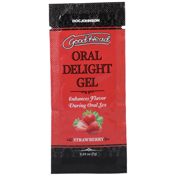 782421085865 Goodhead Oral Delight Gel Strawberry 48 Pieces 0.24 oz.