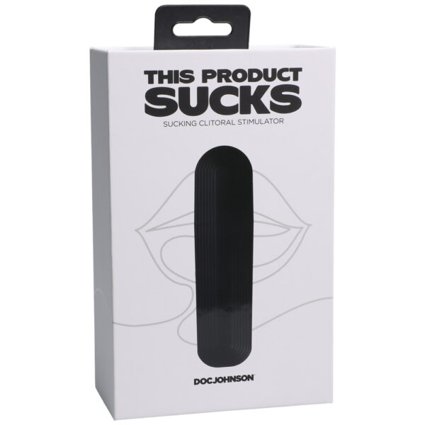 782421086596 This Product Sucks Sucking Clitoral Stimulator Rechargeable Black