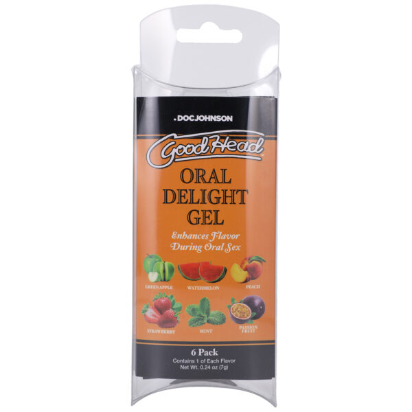 782421086794 Goodhead Oral Delight Gel 6 Pack 0.24 oz.