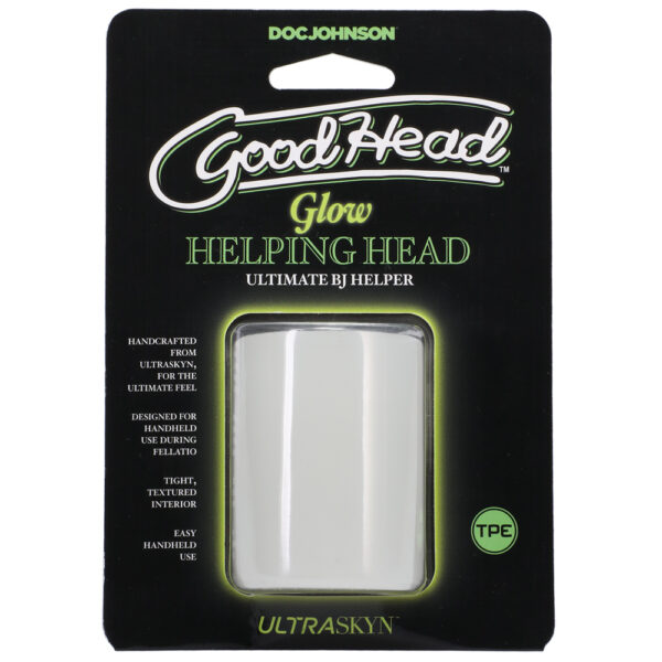 782421087395 Goodhead Glow Helping Head Frost Green Glow
