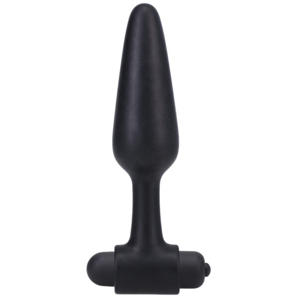 782421087586 Vibrating Butt Plug In A Bag 5" Black