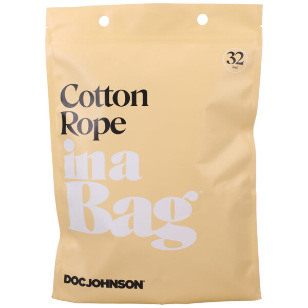 782421087746 2 Cotton Rope In A Bag 32 Feet Black