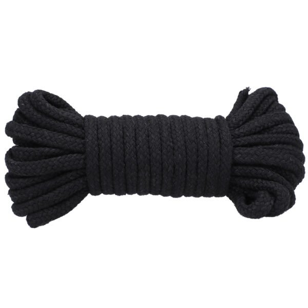 782421087746 3 Cotton Rope In A Bag 32 Feet Black