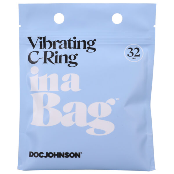 782421088743 2 Vibrating C-Ring In A Bag Black