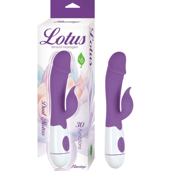 782631301922 Lotus Sensual Massagers #6 Purple