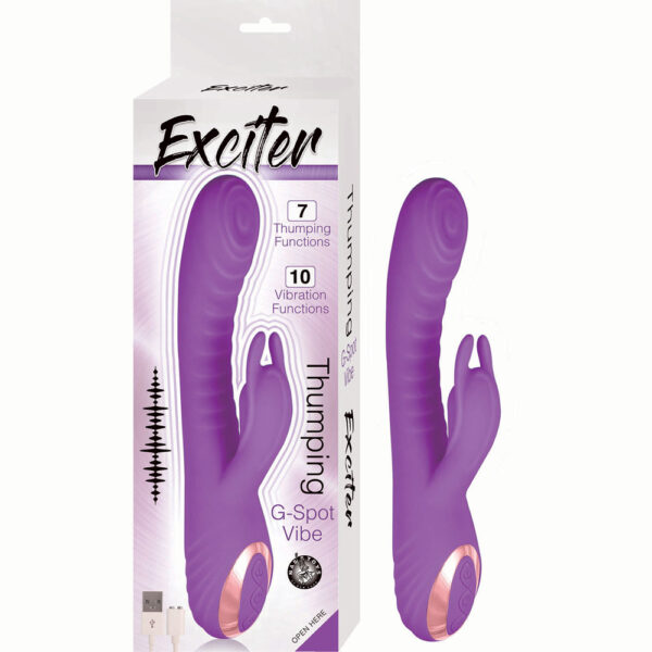 782631302424 Exciter Thumping G Spot Vibe Purple