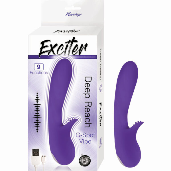 782631302622 Exciter Deep Reach G-Spot Vibe Purple