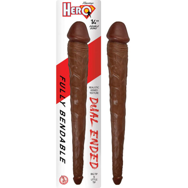 782631304329 Hero 14" Double Dong Brown