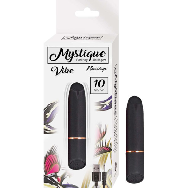 782631309829 Mystique Vibrating Massagers Vibe Black