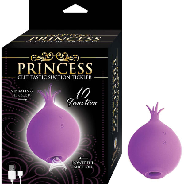 782631312423 Princess Clit-Tastic Suction Tickler Lavender