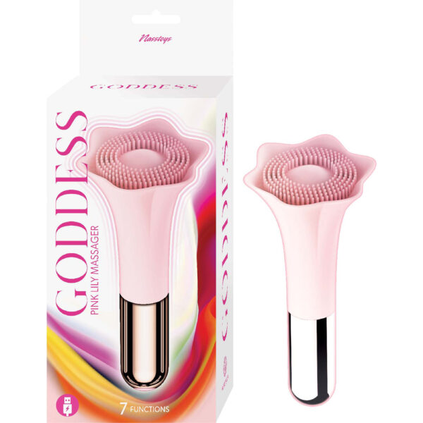 782631313802 Goddess Pink Lily Massager Pink