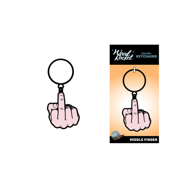 785571086751 Middle Finger Keychain