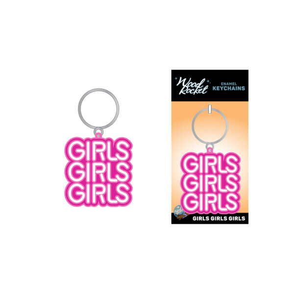 785571086898 Girls Girls Girls Key Chain