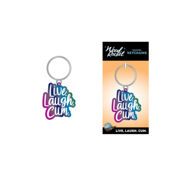 785571086904 Live, Laugh, Cum Key Chain