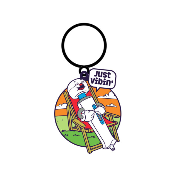 785571087086 2 Fuck Buddies Just Vibin Keychain