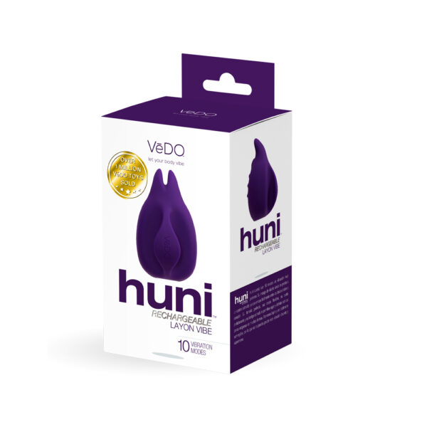 792816281512 Huni Rechargeable Finger Vibe Deep Purple