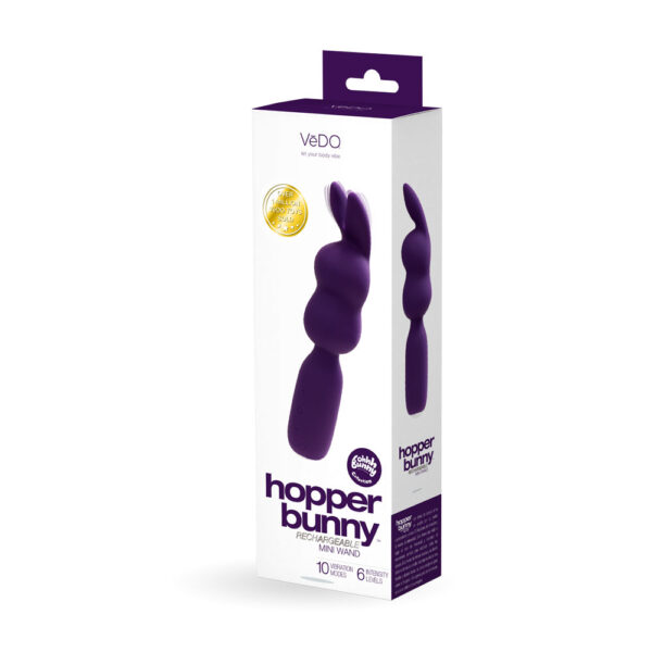 792816281673 Hopper Rechargeable Mini Vibe Purple