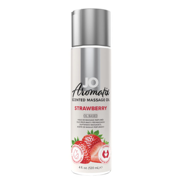 796494401293 Jo Aromatix Strawberry Massage 4 oz.