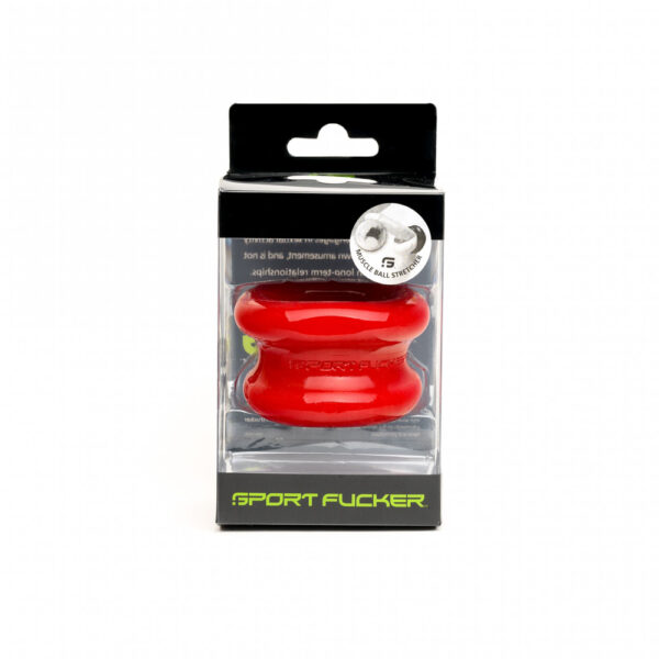 810001682859 Sport Fucker Muscle Ball Stretcher Tpe Red