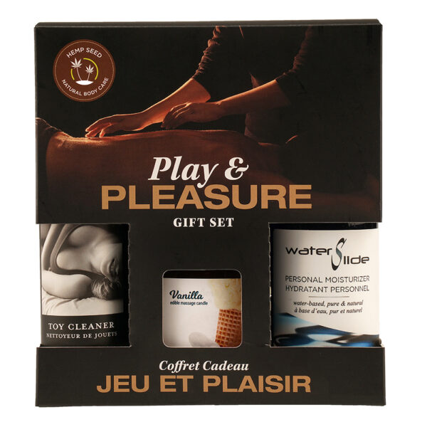 810040293467 Hemp Seed By Night Play & Pleasure Gift Set Vanilla