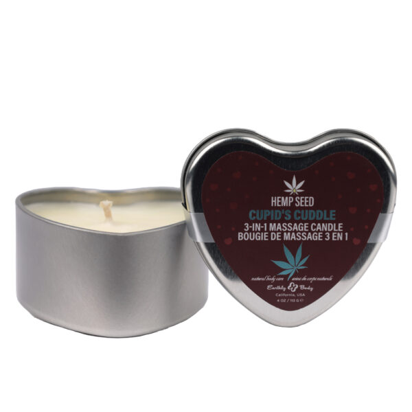810040296284 Hemp Seed 3-In-1 Valentines Day Candle Cupid's Cuddle 4 oz.
