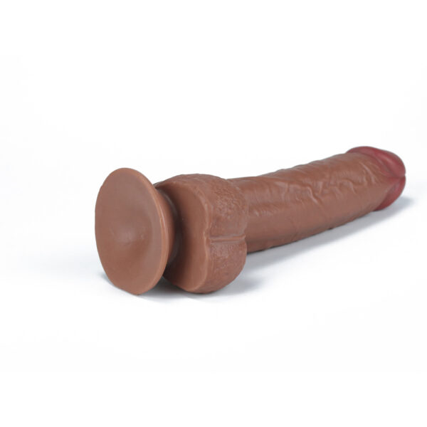 810046850626 2 Get Lucky 9" Dual Layer Dong Light Brown