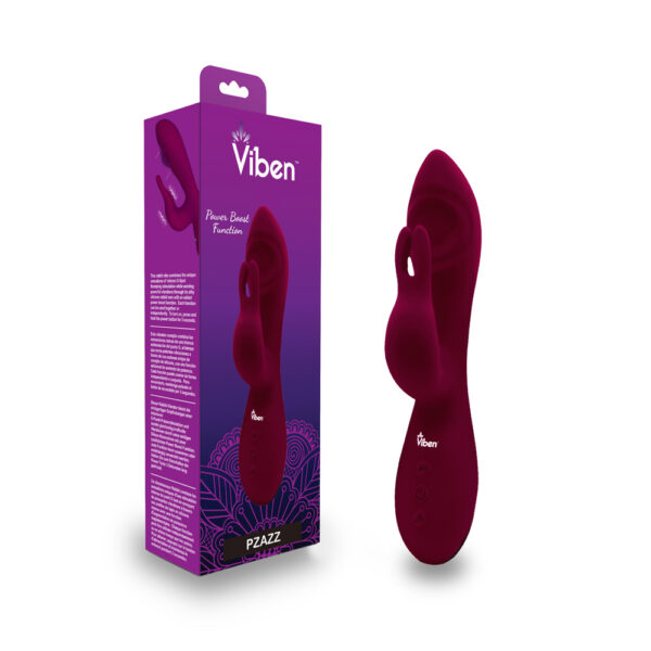 810080750043 Viben Pzazz G-Spot Thumping Rabbit Ruby