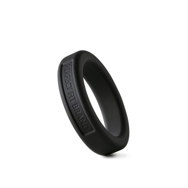8101144805192 2 Classic 1.4" (36 mm) Silicone Med. Stretch Penis Ring Black