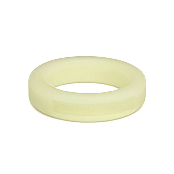 8101144805260 Classic 1.4" (36 mm) Silicone Med. Stretch Penis Ring Glow In The Dark