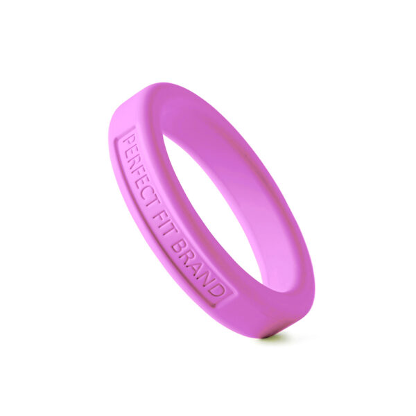 8101144806328 2 Classic 1.75" (44 mm) Silicone Med. Stretch Penis Ring Pink