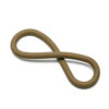 12" (305 mm) Silicone Hefty Wrap Ring Gold - Image 2