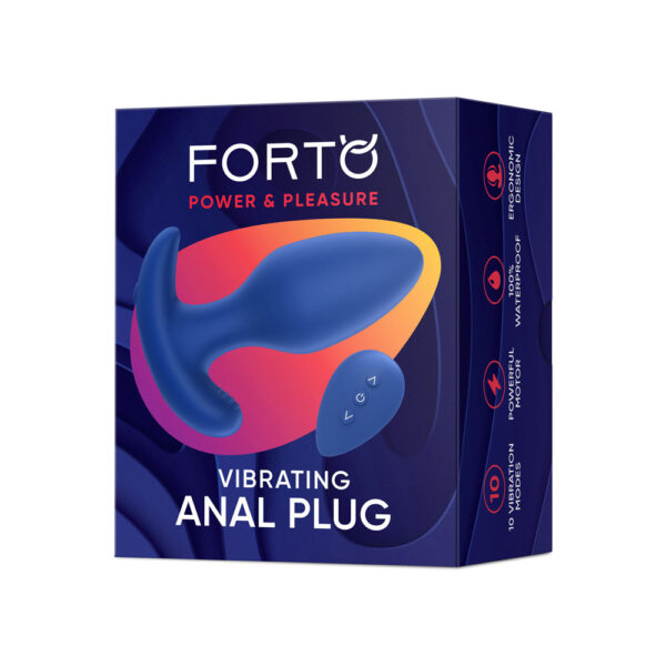 810119282927 Vibrating Anal Plug Blue