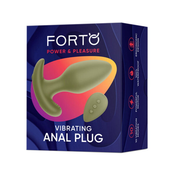 810119282934 Vibrating Anal Plug Green