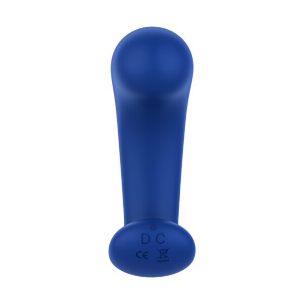 810119282972 3 Curved Vibrating Plug Blue