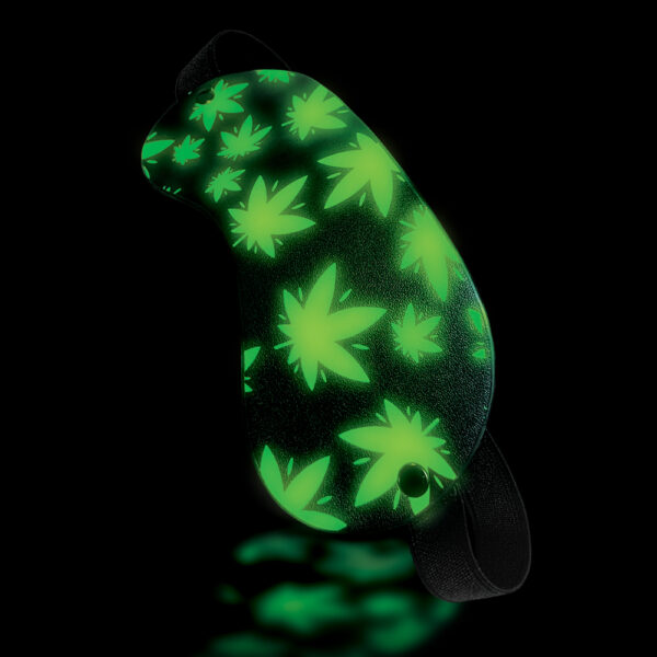 810126930125 2 Stoner Vibes Chronic Collection Glow In The Dark Blindfold