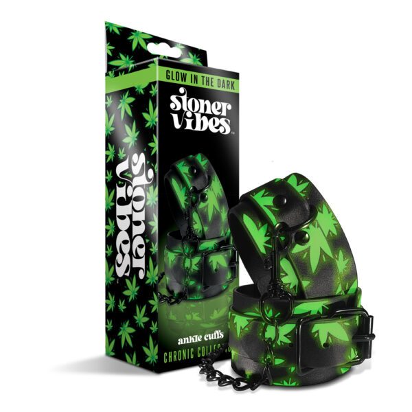 810126930170 Stoner Vibes Chronic Collection Glow In The Dark Ankle Cuffs