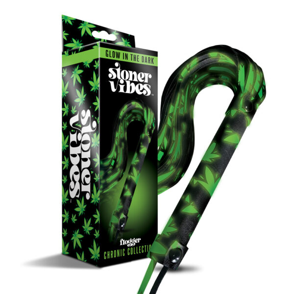 810126930200 Stoner Vibes Chronic Collection Glow In The Dark Flogger