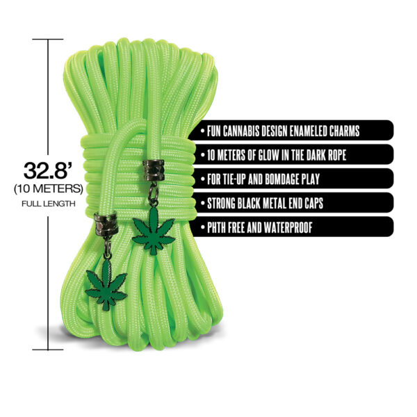 810126930248 3 Stoner Vibes Chronic Collection Glow In The Dark Rope 32 Feet