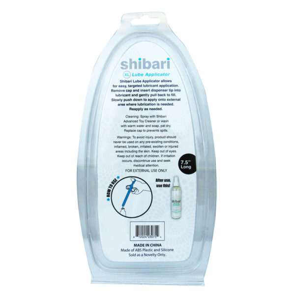 812024030754 3 Shibari Lube Applicator Xl Blue