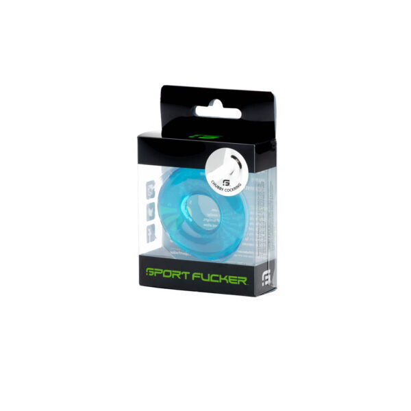 814137022114 Sport Fucker Sf Rubber Cockring Single Ice Blue