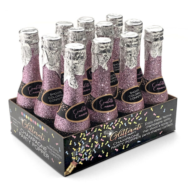 817717010679 3 Glitterati Champagne Confetti 12Ct Display