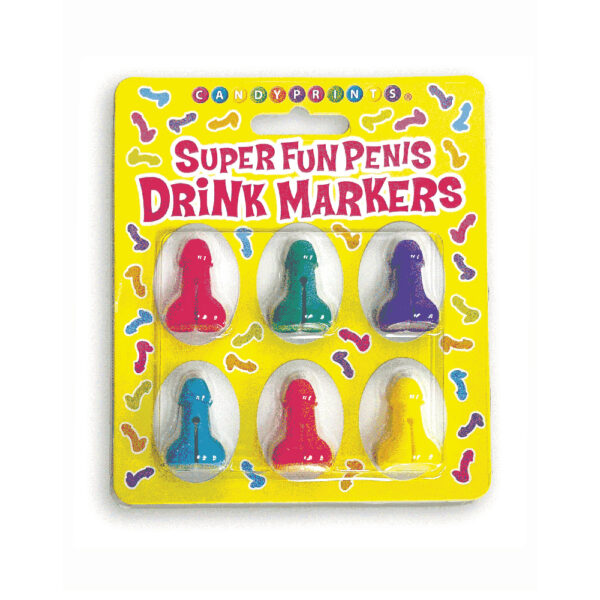 817717011232 Super Fun Cocktail Markers Set Of 6