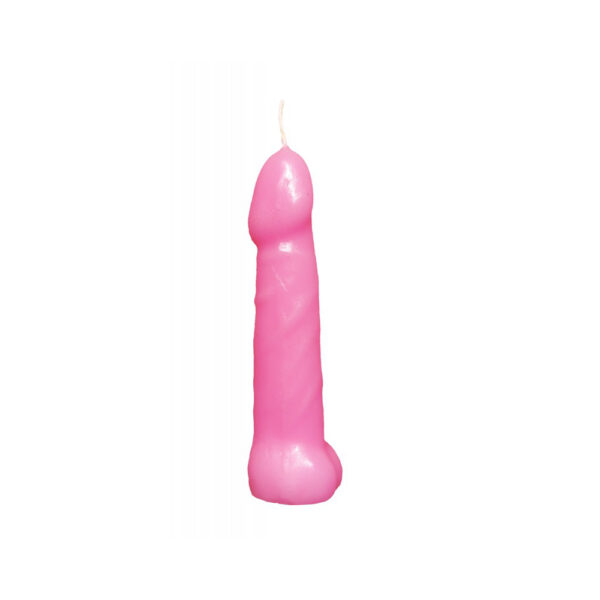 818631031436 2 Bachelorette Party Pink Pecker Candles 5''