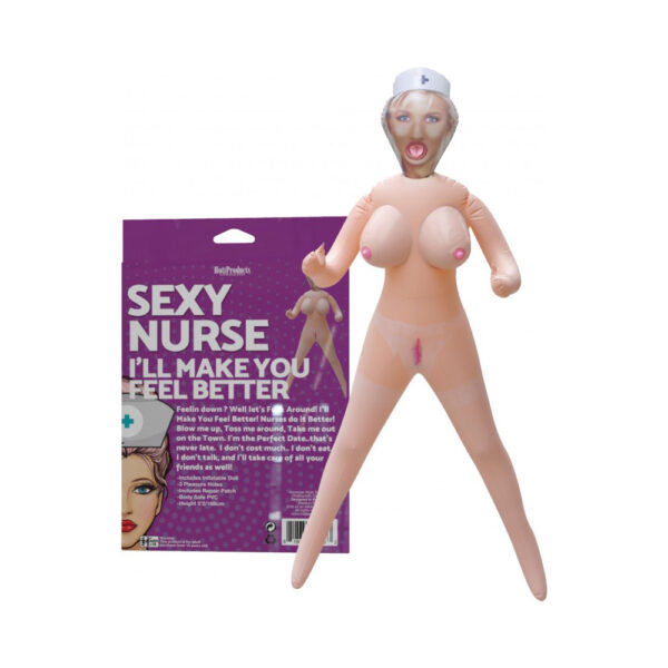 818631033331 2 Sexy Nurse Inflatable Party Doll