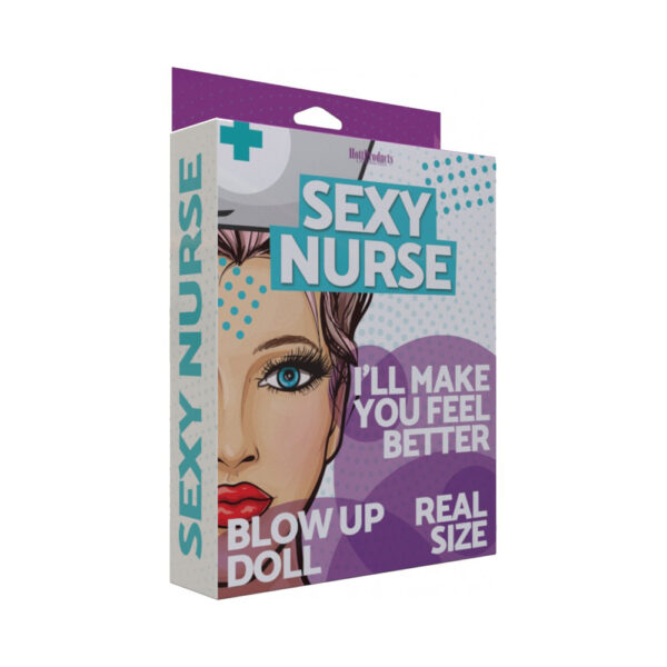818631033331 Sexy Nurse Inflatable Party Doll