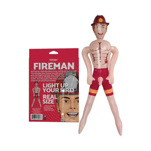 818631033355 2 Fireman Inflatable Party Doll