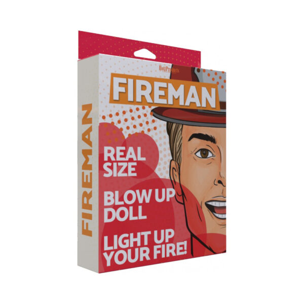 818631033355 Fireman Inflatable Party Doll