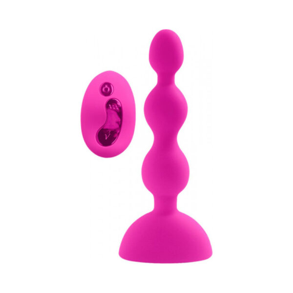 818631034154 2 Sweet Sex Nookie Nectar Silicone Plunger W Remote 10 Mode Vibration Magenta