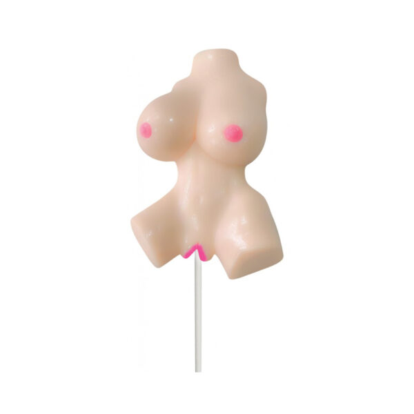 Lusty Lickers Female Torso Pop Vanilla Flavor - Image 2